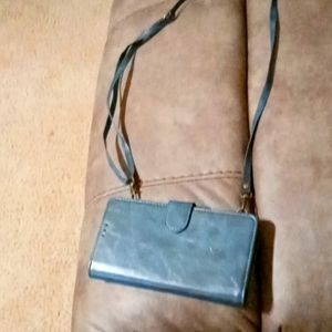 Cross body android phone case with I.D and credit card holder